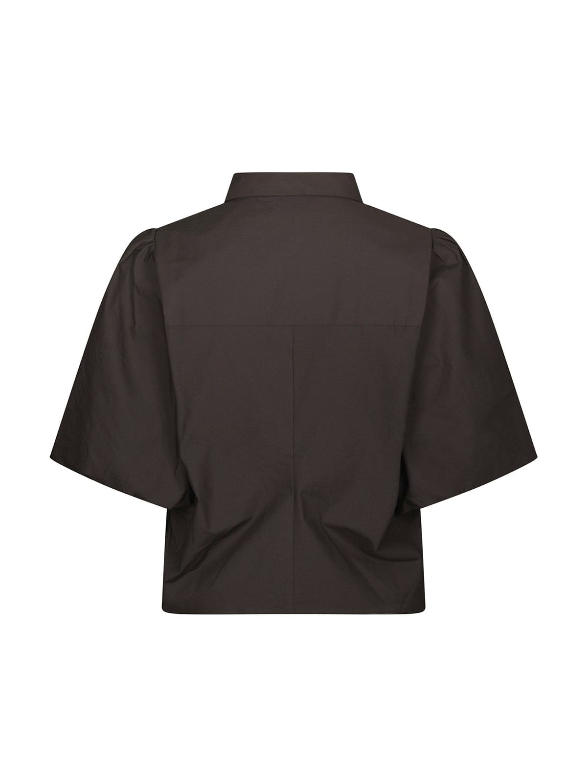 Hemd Ismara Solid Dark brown Hemd Neo Noir 