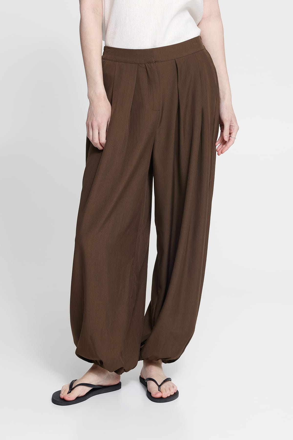 Hose IHFAVA HAREM PA Slate Black Melange Hose ICHI 