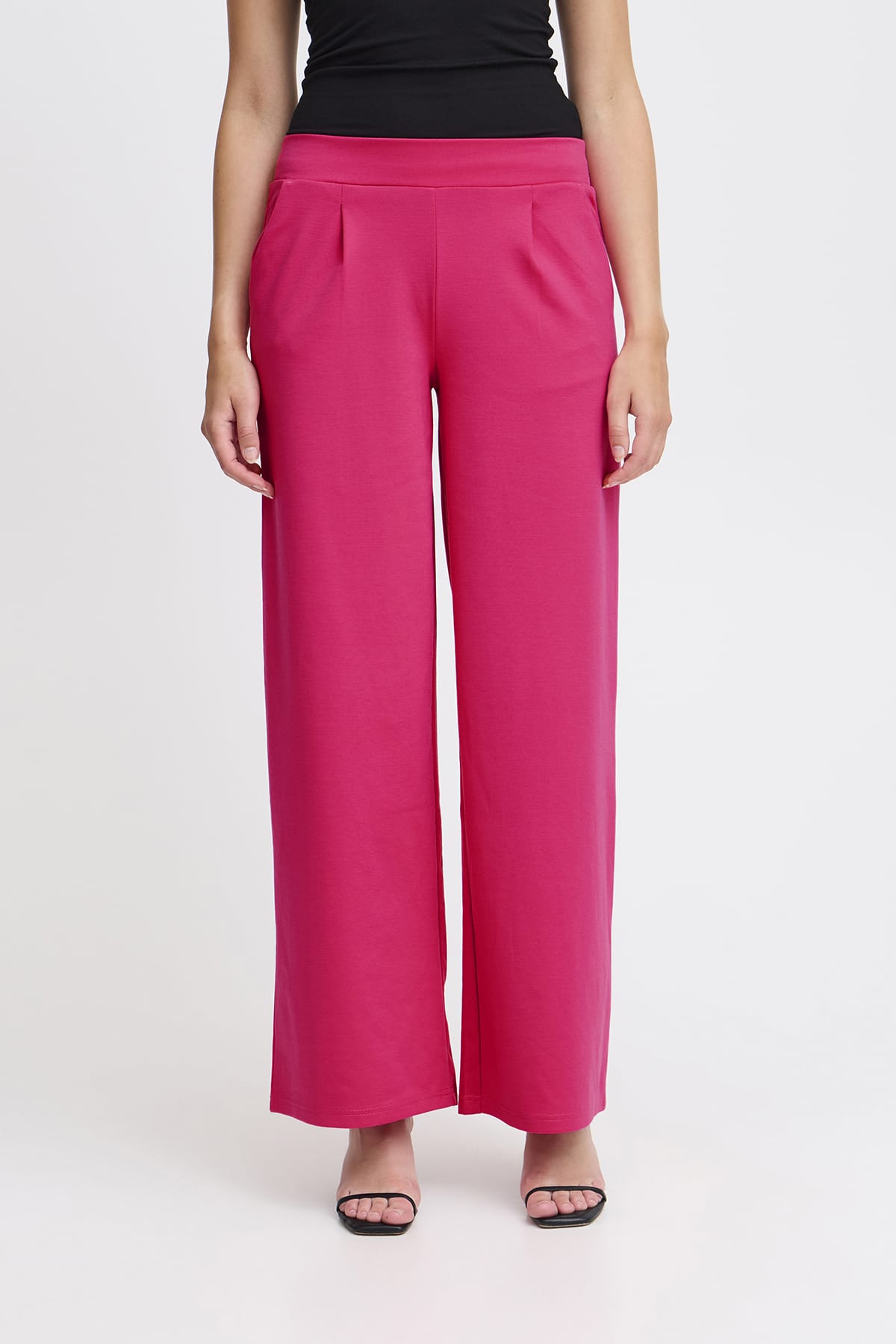 Hose IHKATE SUS LONG WIDE PA2 Pink Yarrow Hose ICHI 