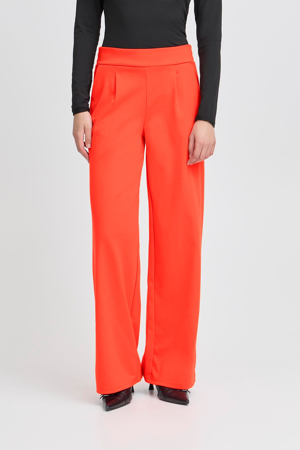 Hose IHKATE SUS LONG WIDE PA2 Poppy Red Hose ICHI 