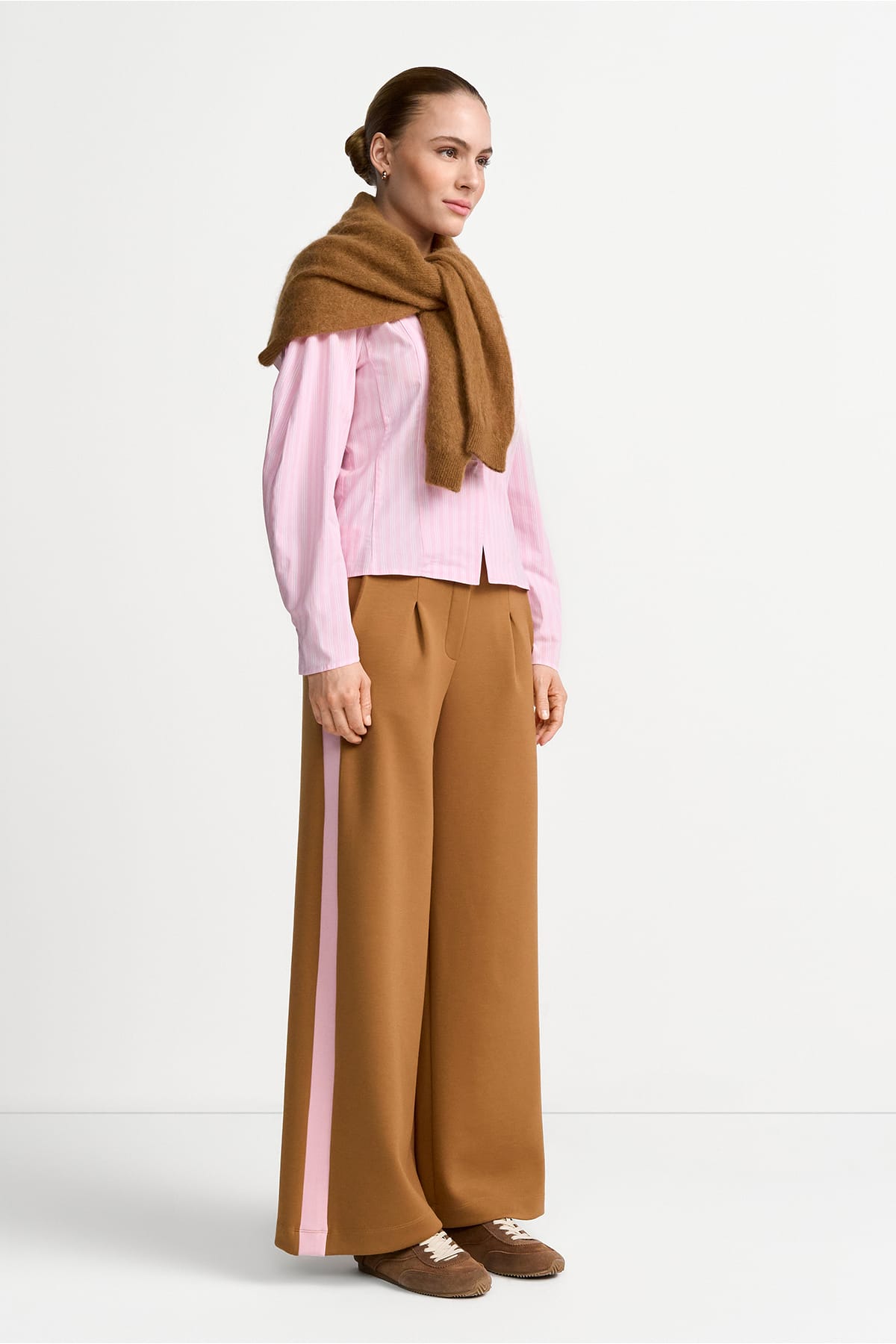 Hose Pleated Jersey cinnamon Hose Rich&Royal 
