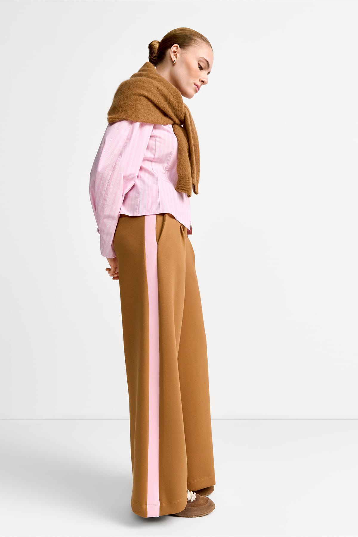 Hose Pleated Jersey cinnamon Hose Rich&Royal 