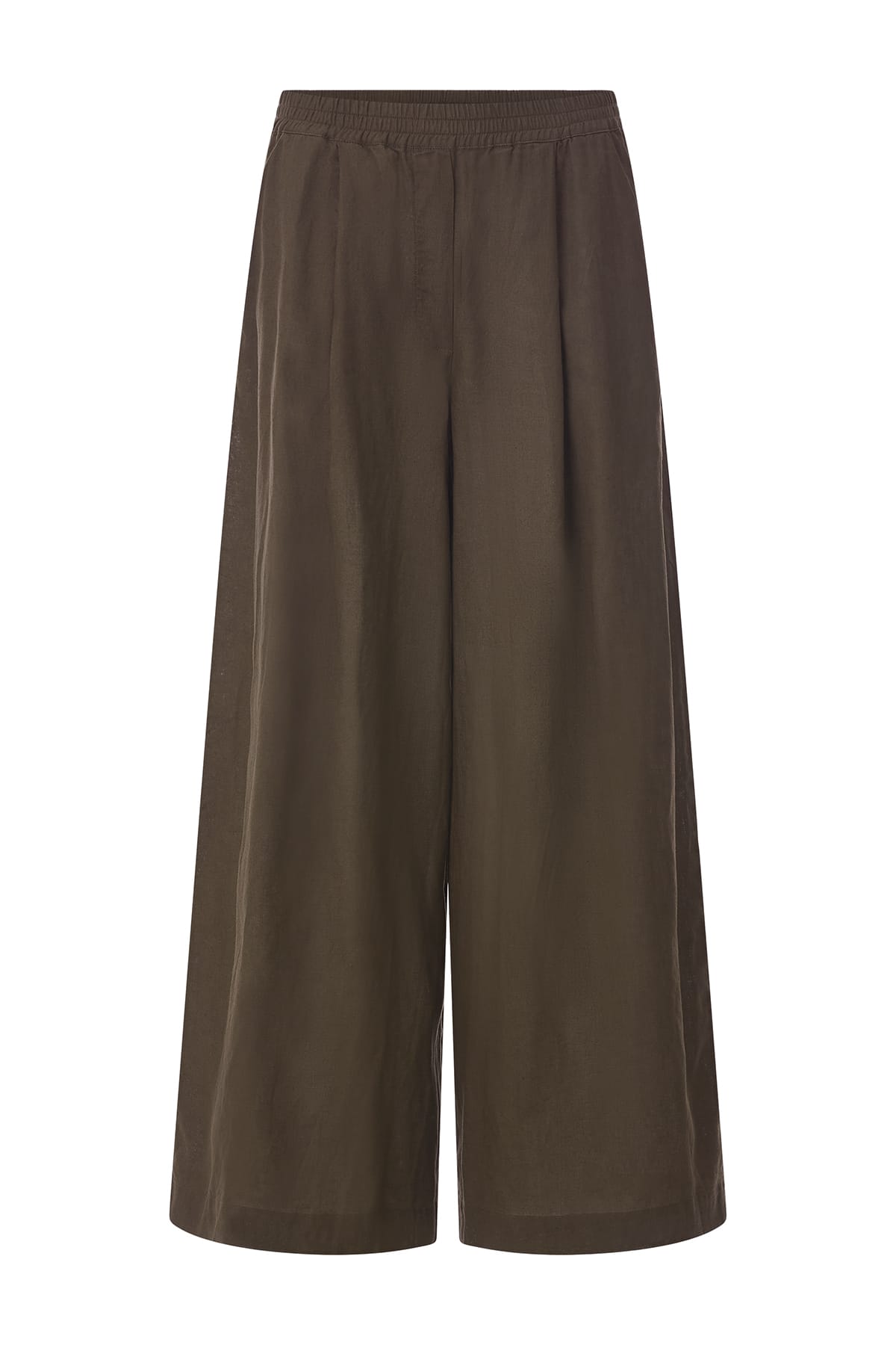 Hose Wide Leg Linen coconut bark Hose Rich&Royal 