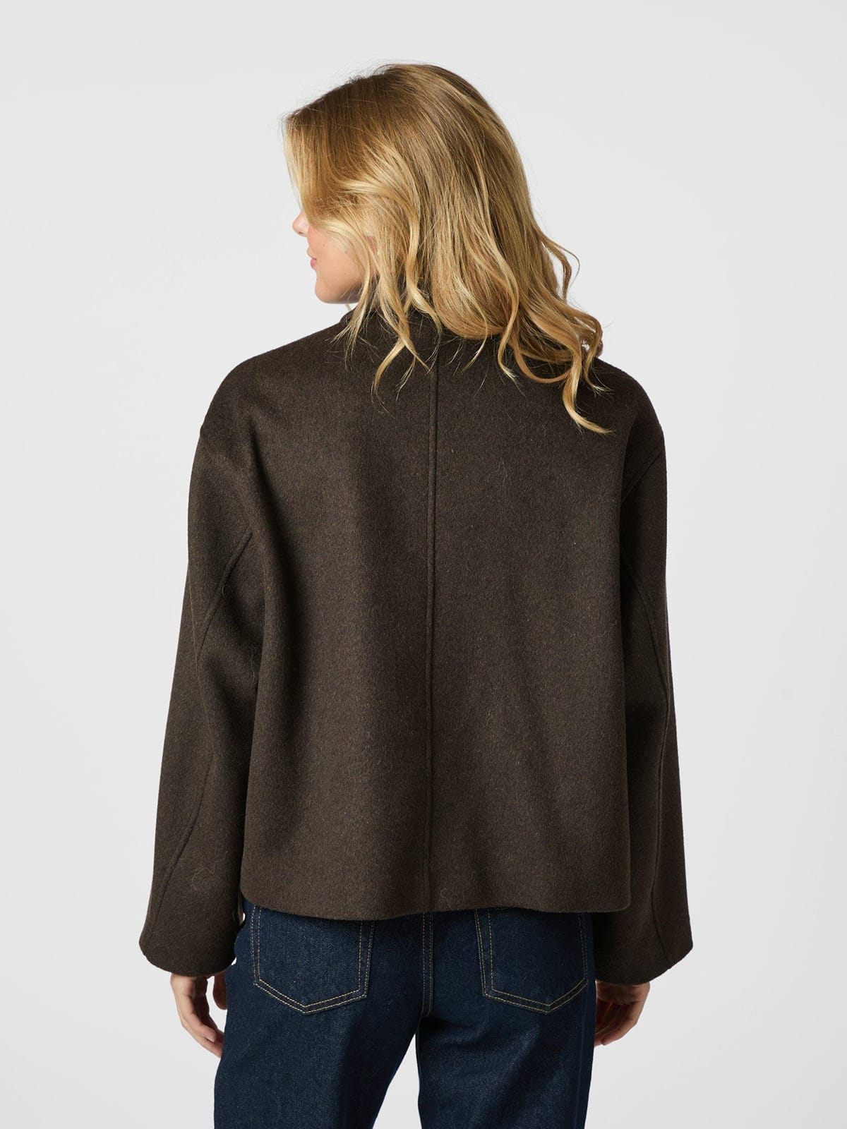 Jacke Hamra Wool Chocolate Brown Jacke Neo Noir 