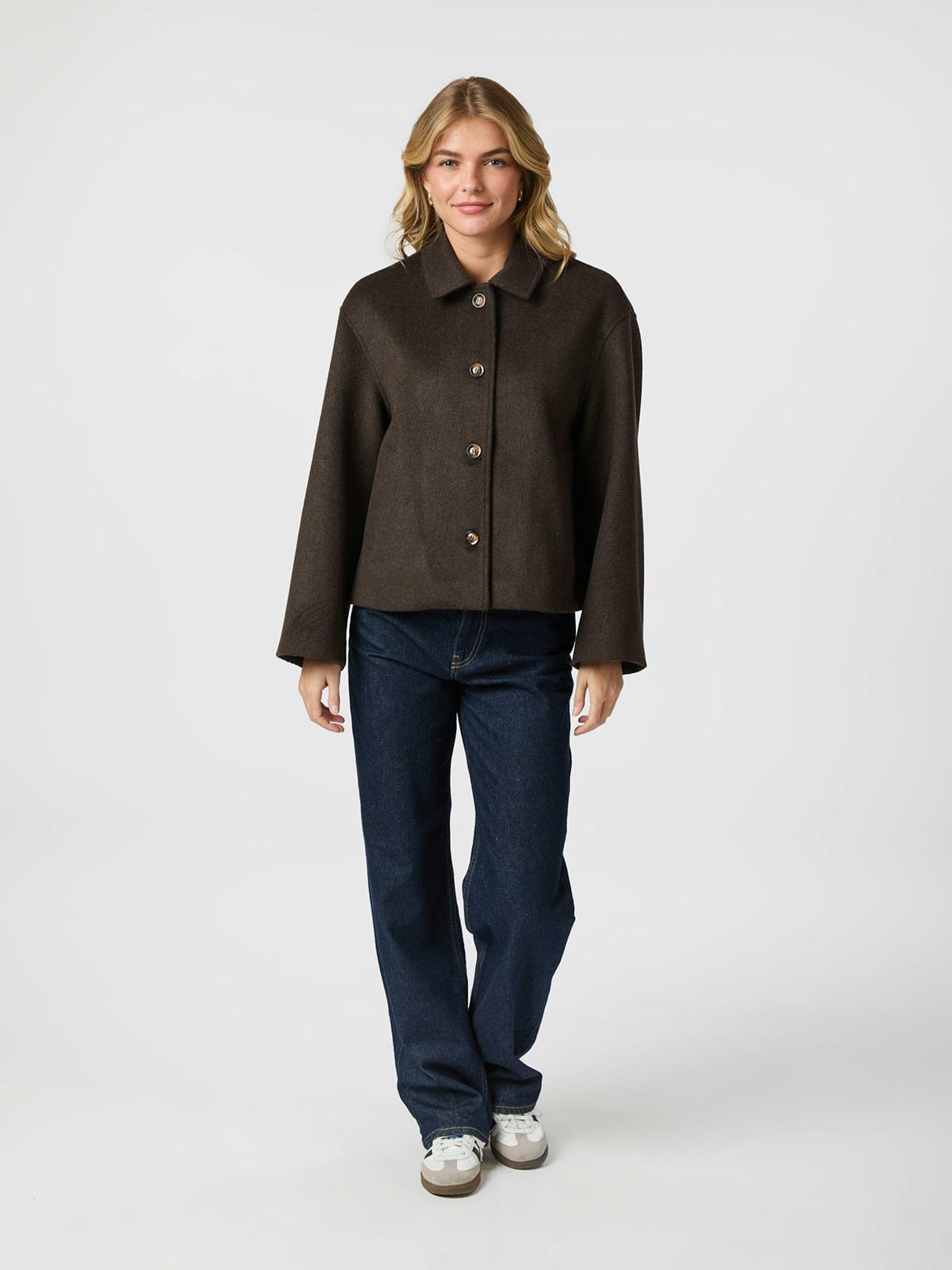 Jacke Hamra Wool Chocolate Brown Jacke Neo Noir 