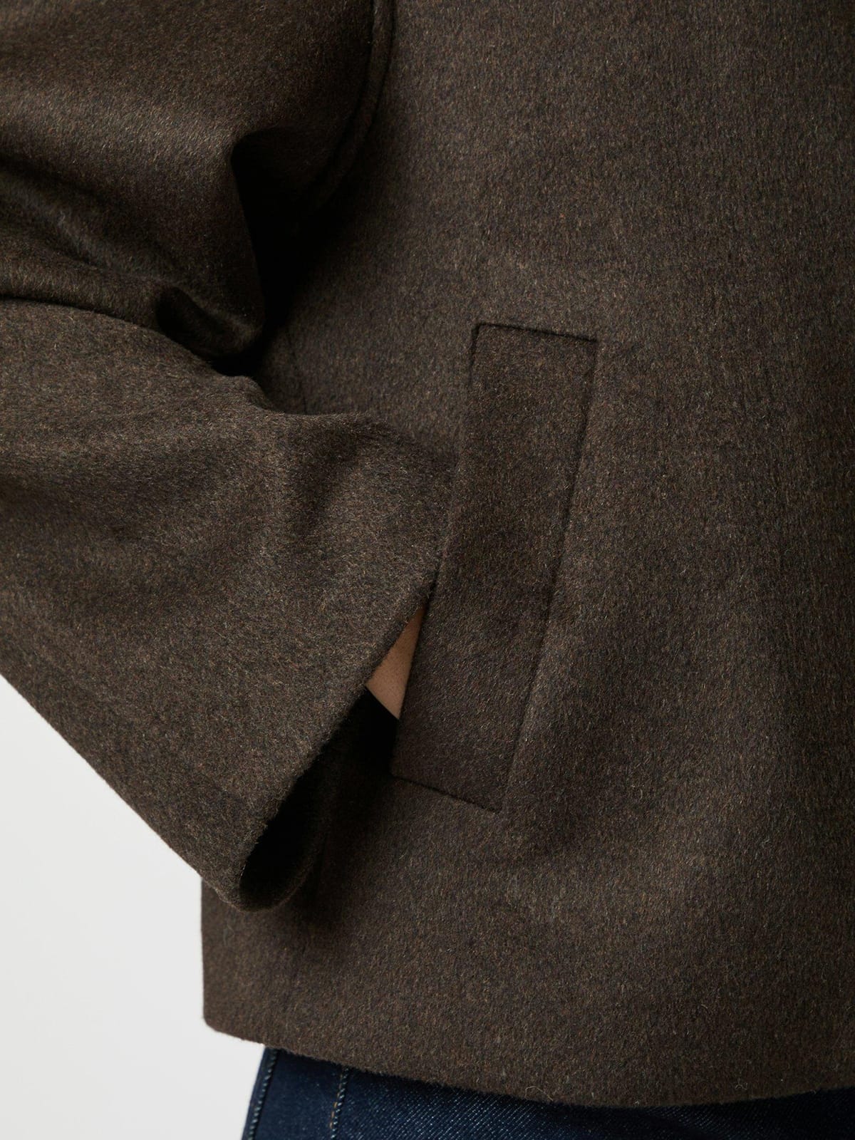 Jacke Hamra Wool Chocolate Brown Jacke Neo Noir 