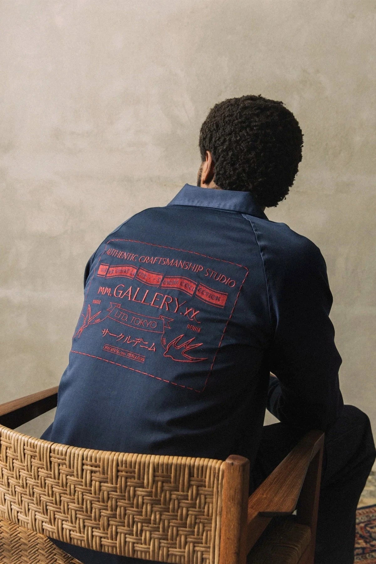 Jacke MMGStudio Coach Indigo Blue Jacke MosMosh 