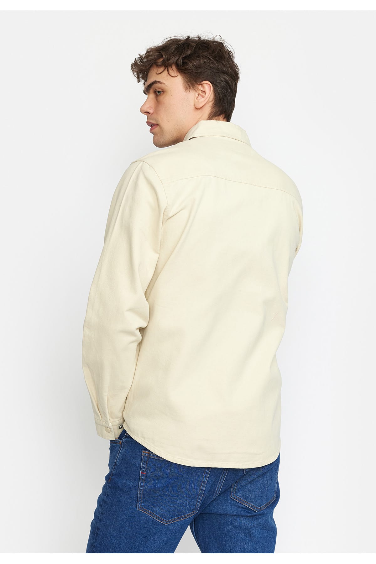 Jacke Overshirt w. Zipper Offwhite Jacke RVLT Revolution 