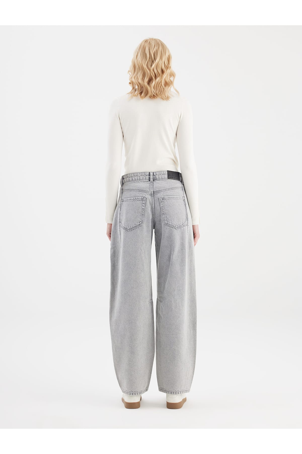Jeans Clara Marble Grey Jeans C.O.J - Cup of Joe Denim 