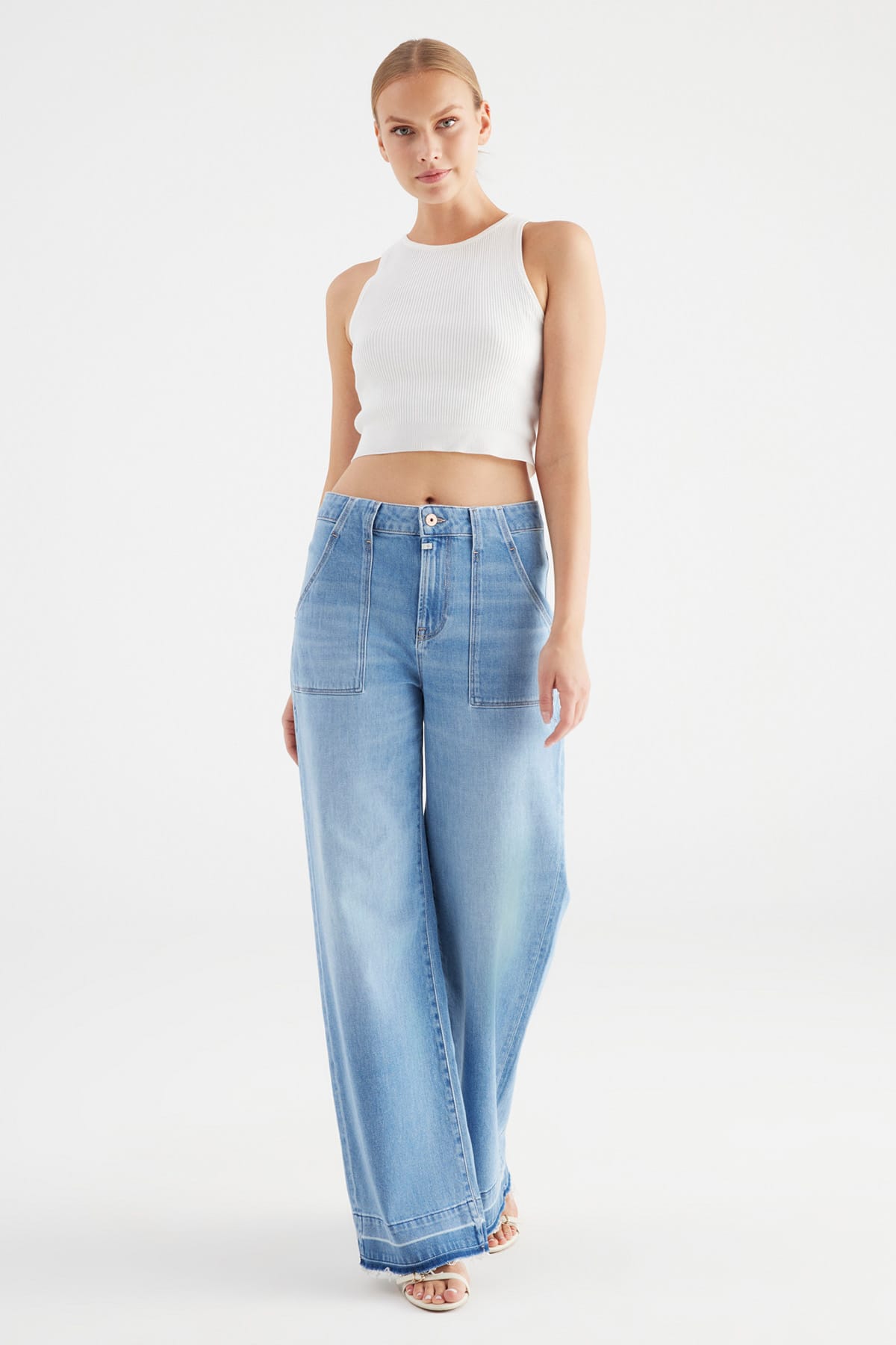 Jeans Lulu Fancy Bottom Jeans C.O.J - Cup of Joe Denim 
