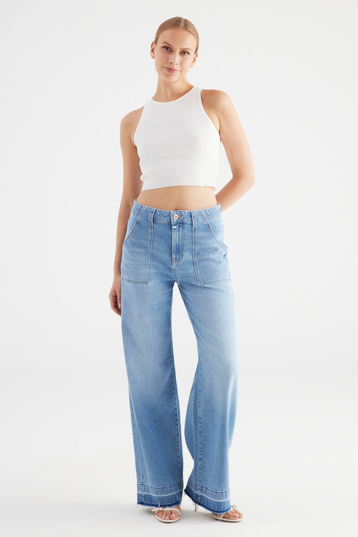 Jeans Lulu Fancy Bottom Jeans C.O.J - Cup of Joe Denim 