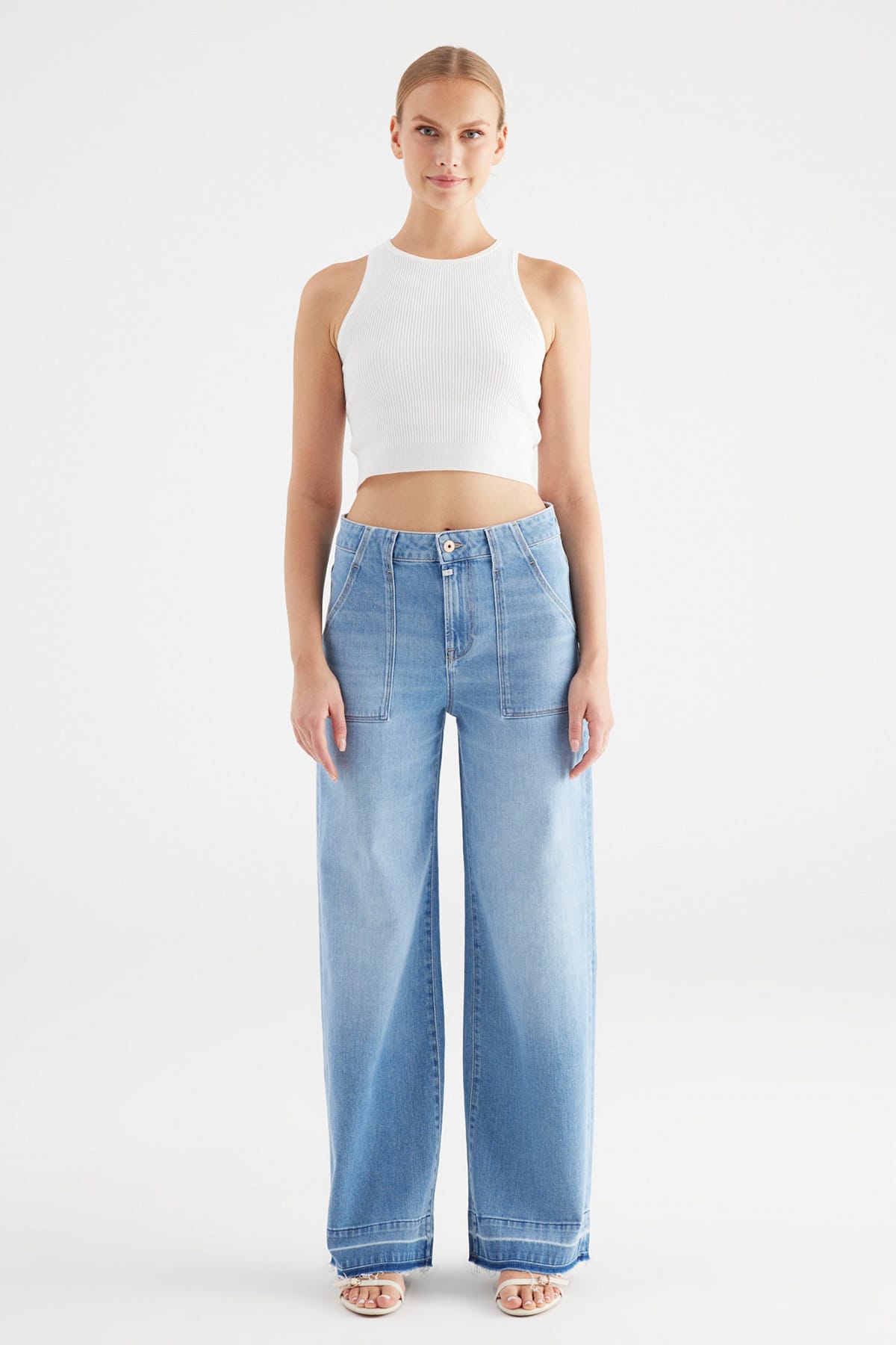 Jeans Lulu Fancy Bottom Jeans C.O.J - Cup of Joe Denim 