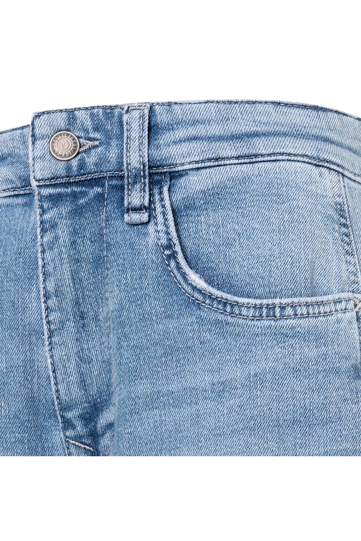 Jeans OHIO Barrel D410 light blue rand Jeans MAC 