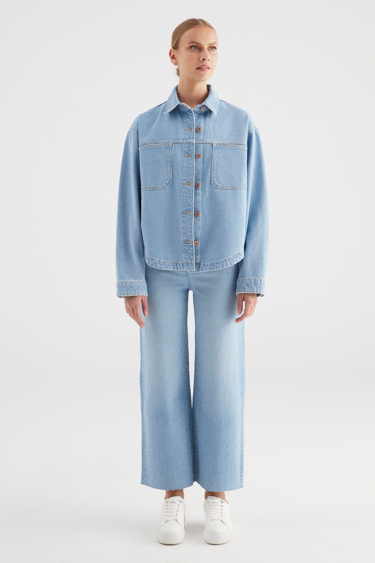 Jeanshemd Tamara Light Blue Jeanshemd C.O.J - Cup of Joe Denim 