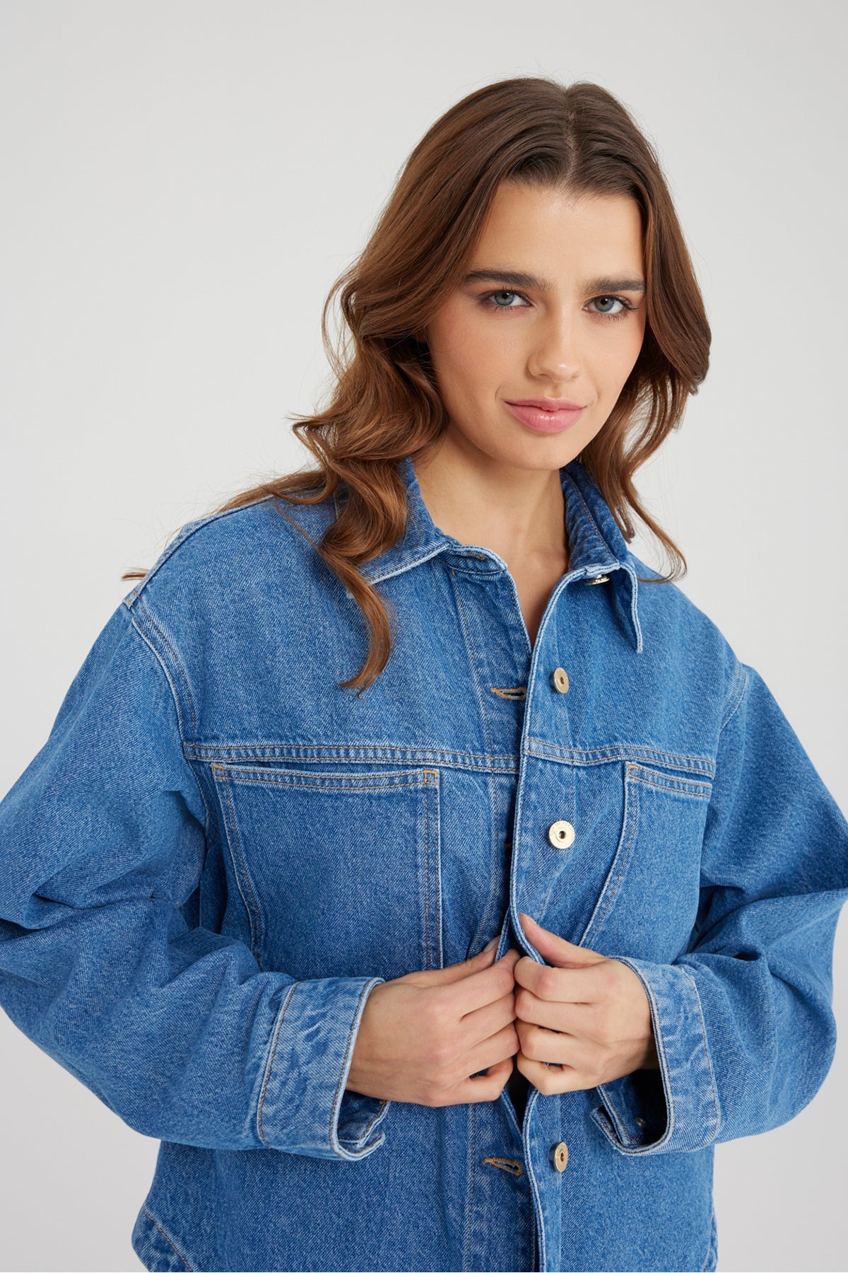 Jeanshemd Tamara Medium Blue Jeanshemd C.O.J - Cup of Joe Denim 