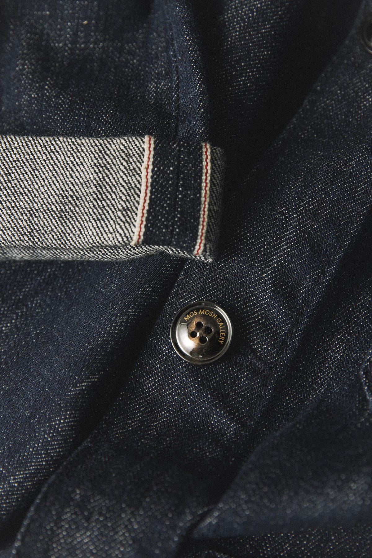 Jeansjacke MMGMicca Selvedge Dark Blue Denim Jeansjacke MosMosh 
