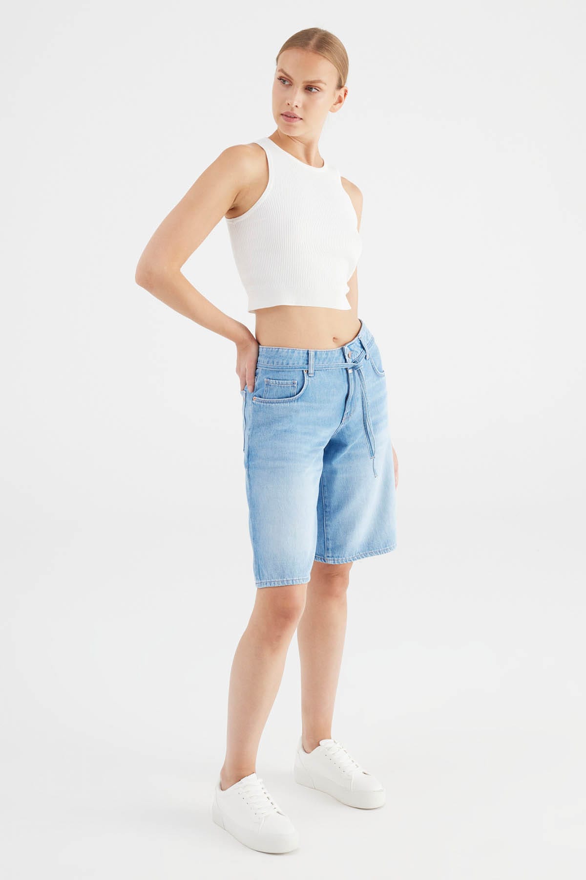 Jeansshorts Harper Light Blue Jeansshorts C.O.J - Cup of Joe Denim 