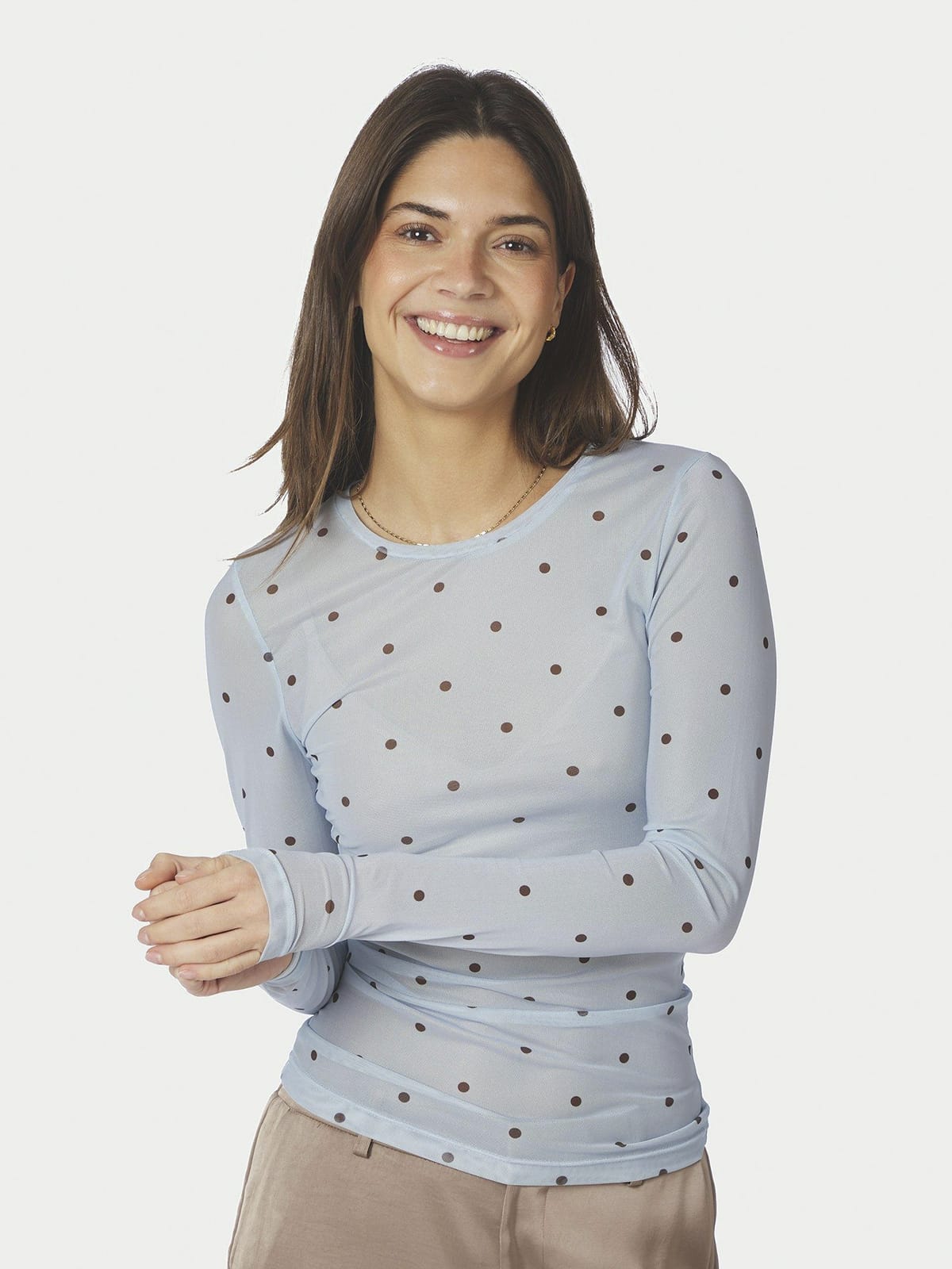 Longsleeve Ella Space Dot Light Blue Longsleeve Neo Noir 