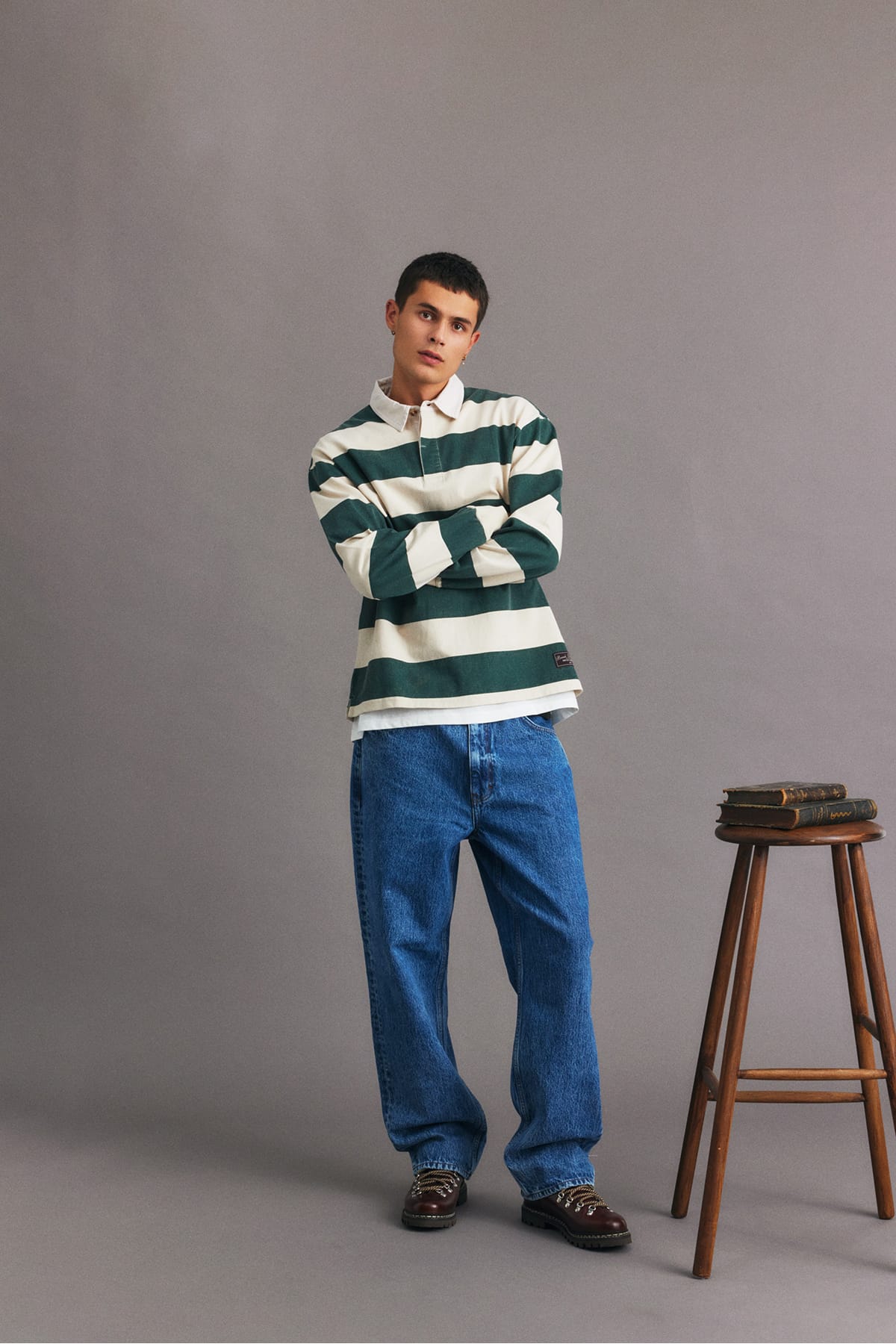 Longsleeve SDSHERMAN Oatmeal Longsleeve Solid 