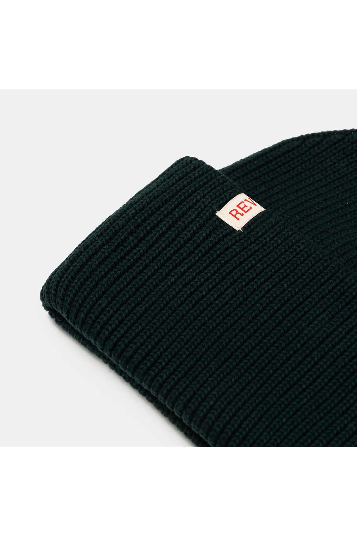 Mütze Big Fold Up Beanie Darkgreen Mütze RVLT Revolution 