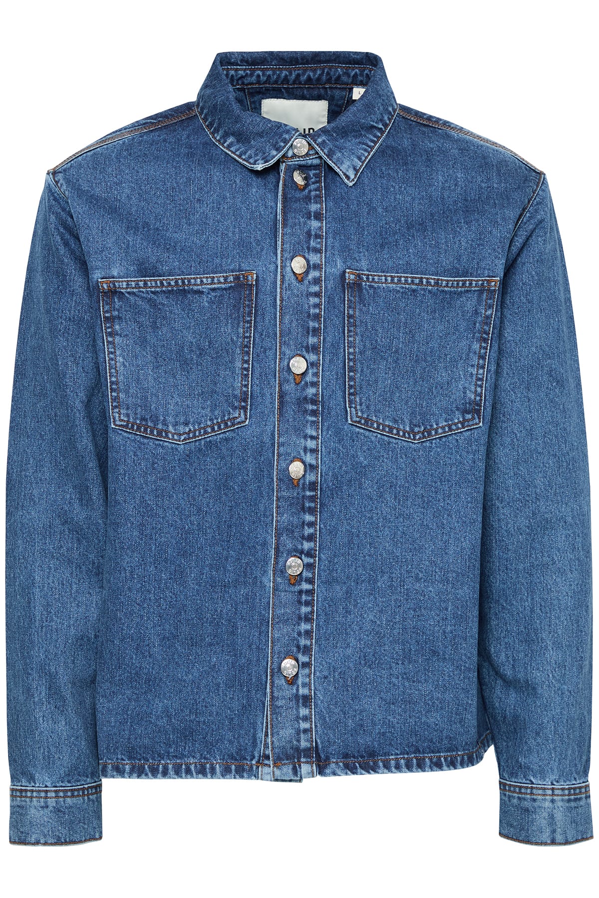 Overshirt SDWILLIAM Middle Blue Denim Overshirt Solid 