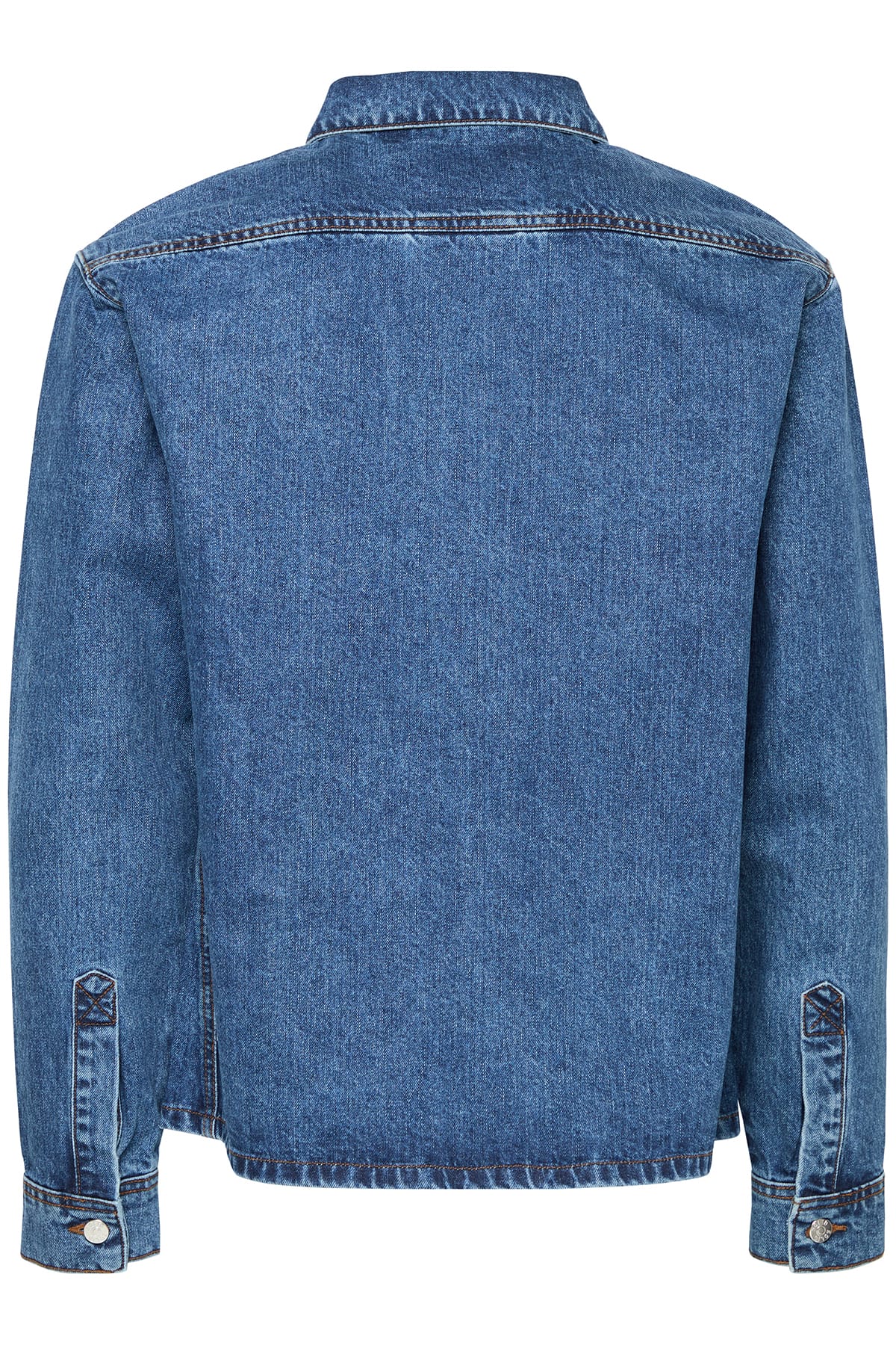 Overshirt SDWILLIAM Middle Blue Denim Overshirt Solid 