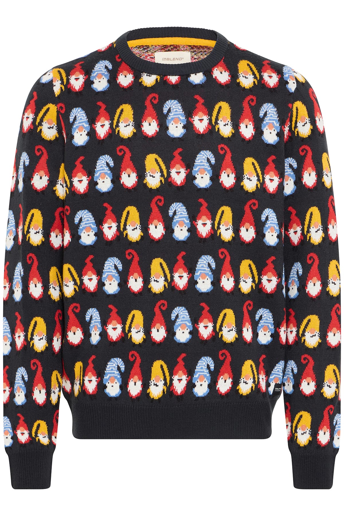 Pullover BHMEMPHIS CHRISTMAS KNIT DARK NAVY Pullover Blend 