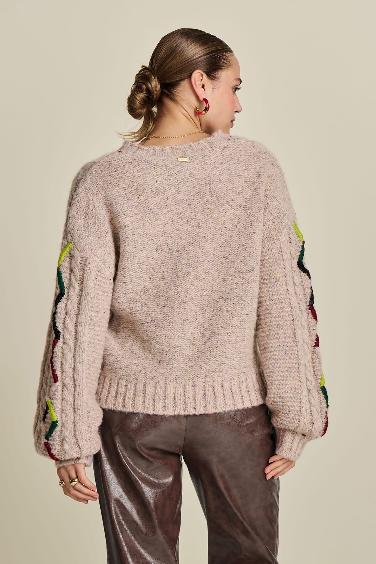 Pullover Cable Pink Pullover POM Amsterdam 
