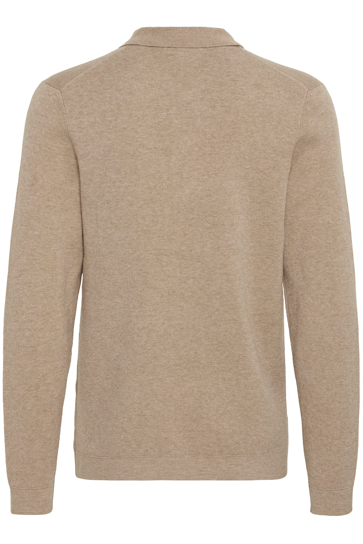 Pullover CFINGMAR 0224 knitted polo Roasted Cashew Melange Pullover Casual Friday 