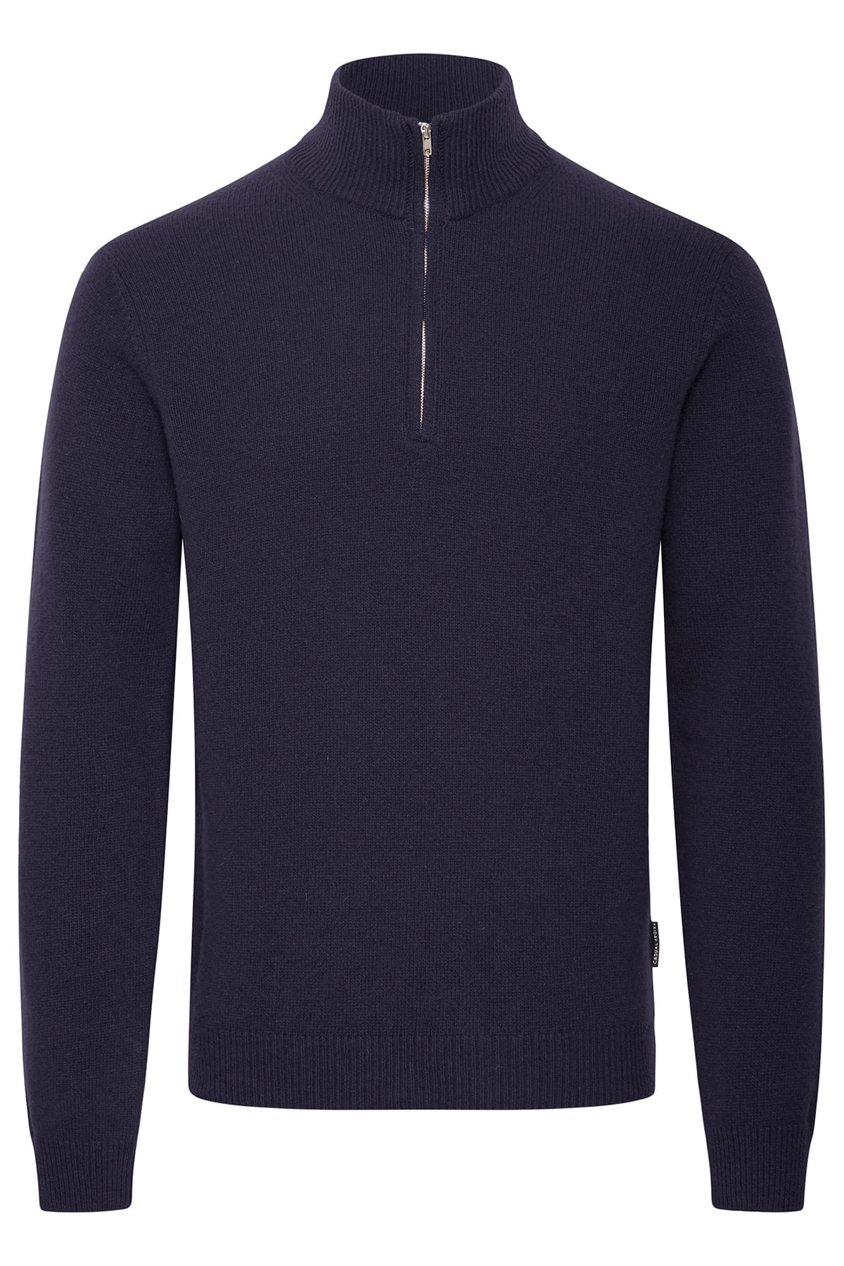 Pullover CFKARL HALFZIP LAMBSWOOL KNIT Dark Navy Pullover Casual Friday 