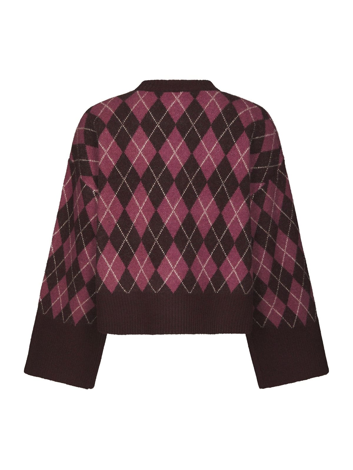 Pullover Kick Check Knit Wine Pullover Neo Noir 