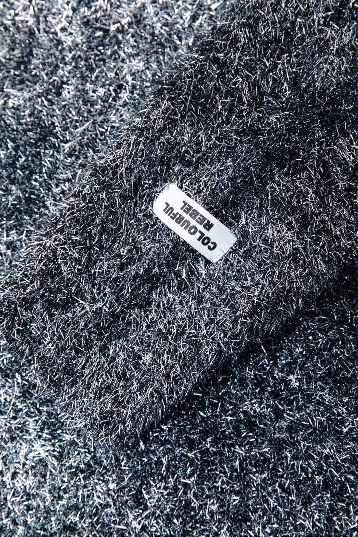 Pullover Olivia Crewneck Knitted Sweater Metallic silver Pullover Colourful Rebel 