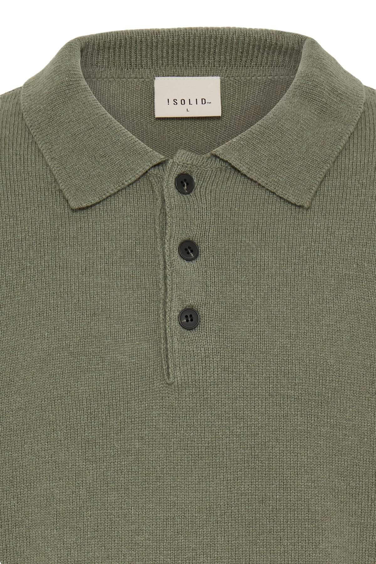 Pullover SDRICK POLO Agave Green Pullover Solid 