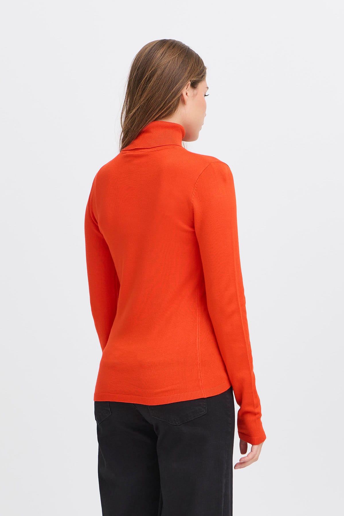 Rollkragenpullover IHMAFA RN Fiery Red Rollkragenpullover ICHI 