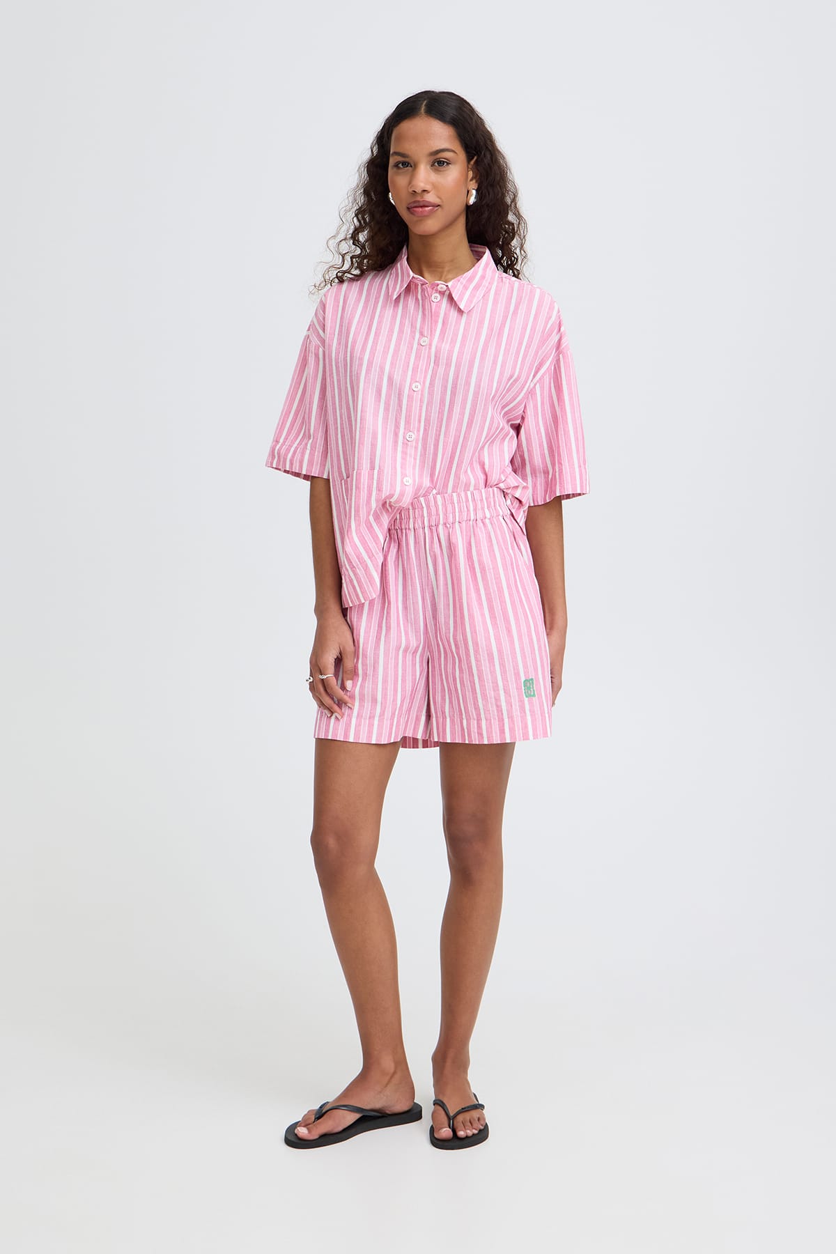 Shorts IHINDRA SHO WILD ORCHID STRIPE Shorts ICHI 