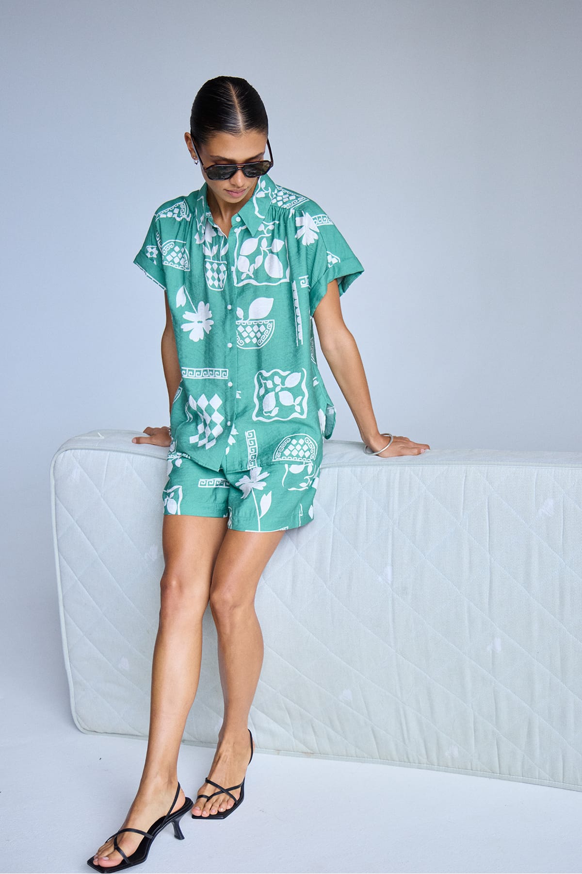 Shorts IHYETTA SHO Pine Green Resor Shorts ICHI 