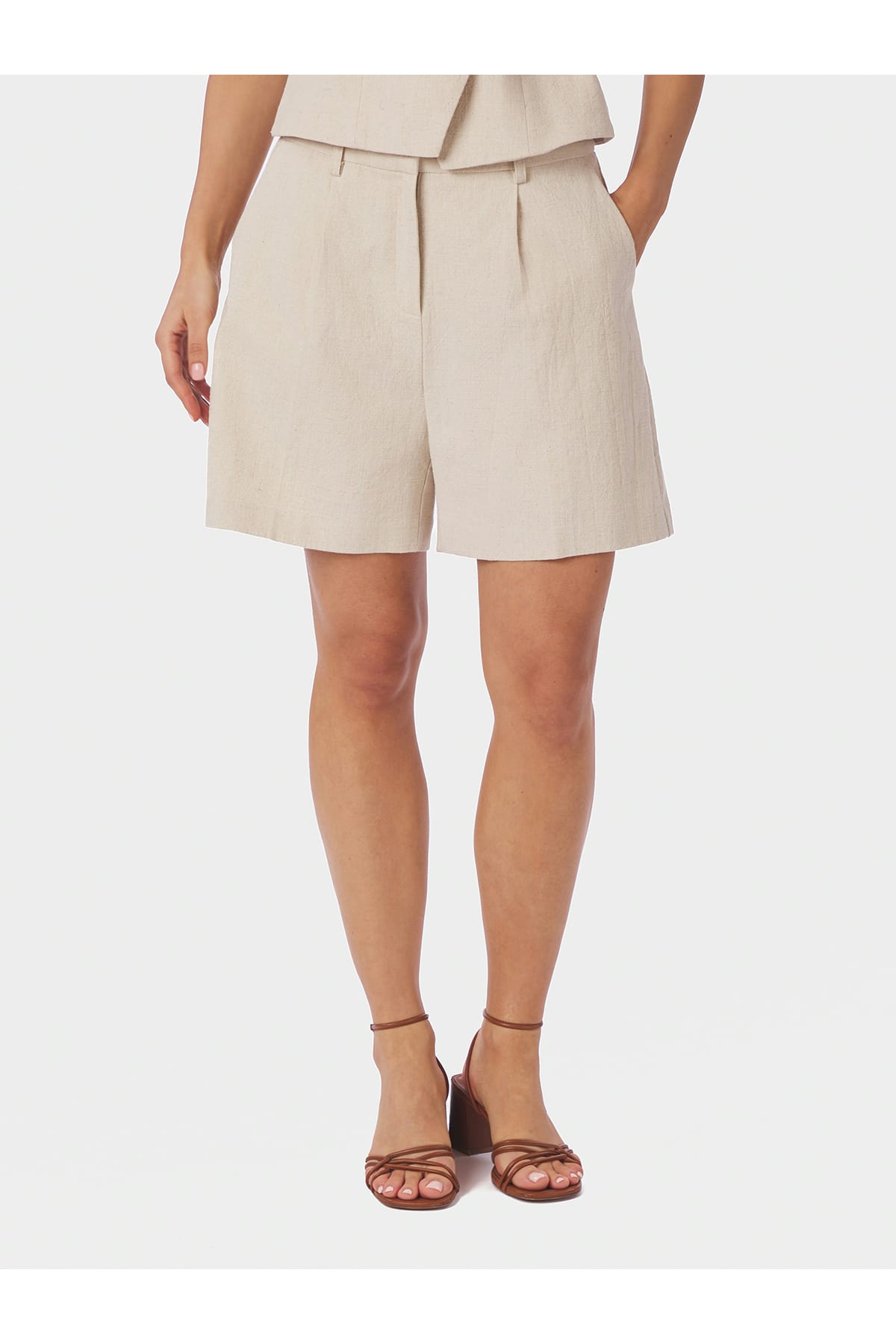 Shorts Sega Ramie Shorts Natural Shorts Neo Noir 