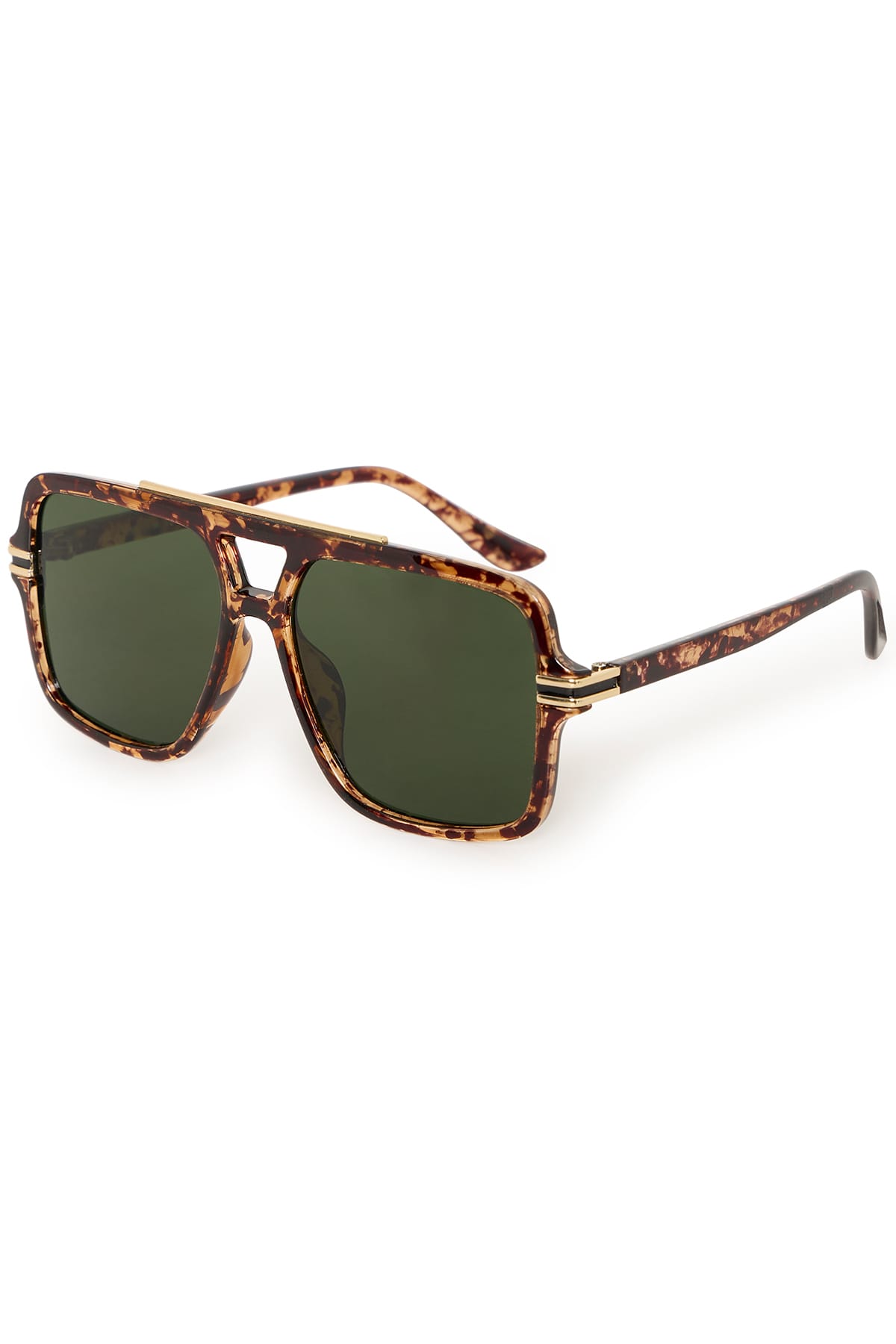 Sonnenbrille IASANDRA BOX SUNGLASS Chocolate Brown Sonnenbrille ICHI 