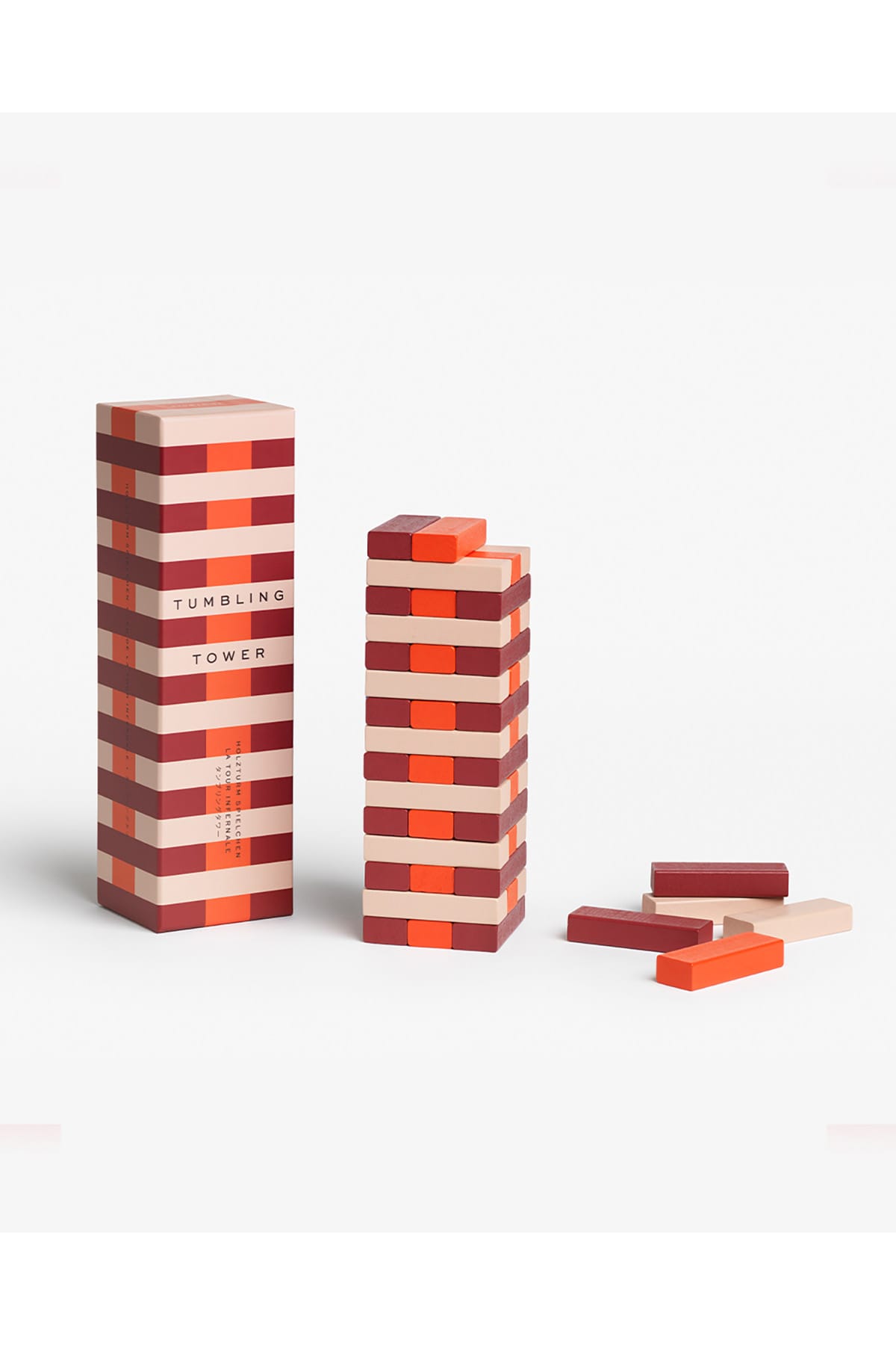 Spiel Tumbling Towers Red Multi Spiel Printworks 