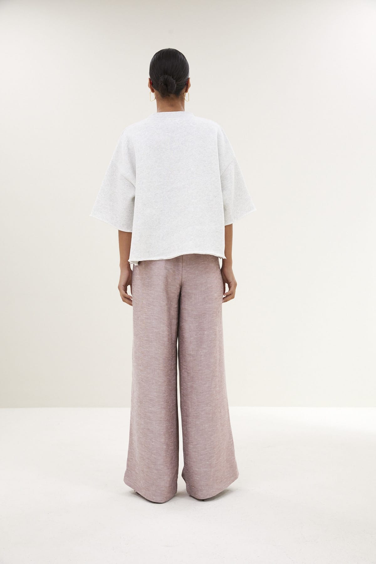 Sweatshirt willow luc light grey melee Sweatshirt By Bar 