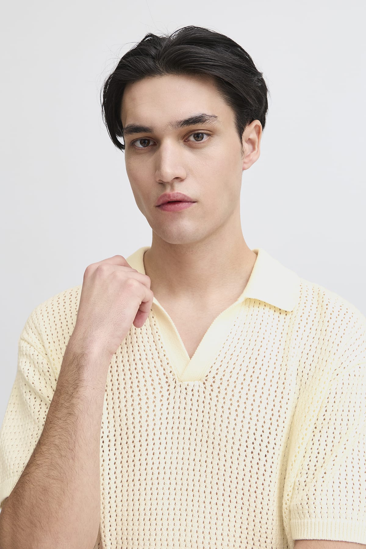 T-Shirt CFEASTON SS structured polo Egret T-Shirt Casual Friday 