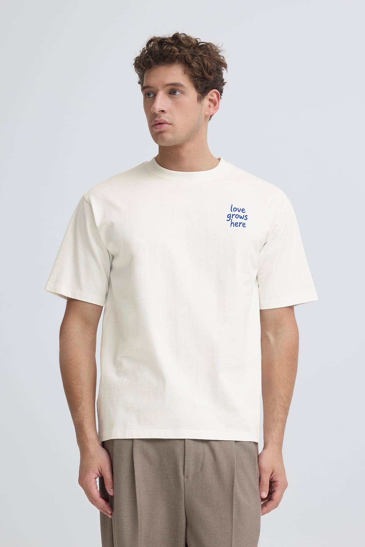T-Shirt CFSØTOPTE 0284 T-SHIRT SNOW WHITE T-Shirt Casual Friday 