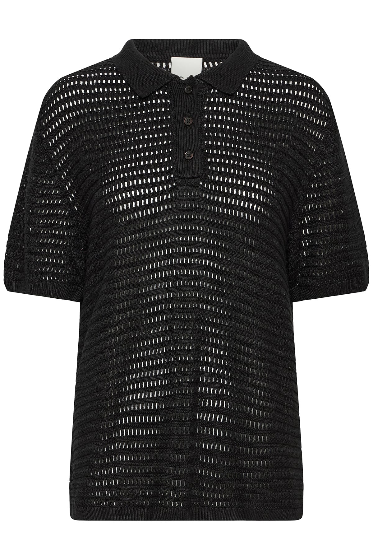 T-Shirt IHBETUES SS Black T-Shirt ICHI 