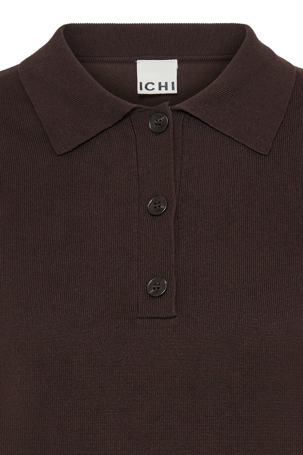 T-Shirt IHLULS POLO SS Chocolate Torte T-Shirt ICHI 