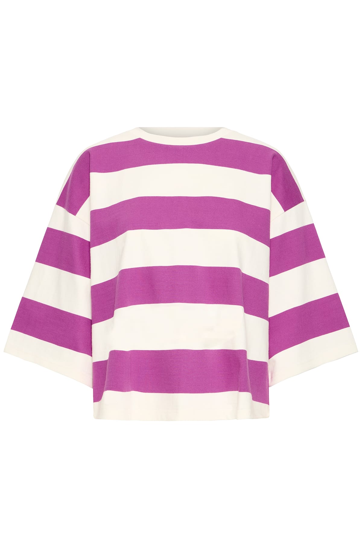 T-Shirt IHMIMSIA MS MEADOW MAUVE / CLOUD DANCER T-Shirt ICHI 