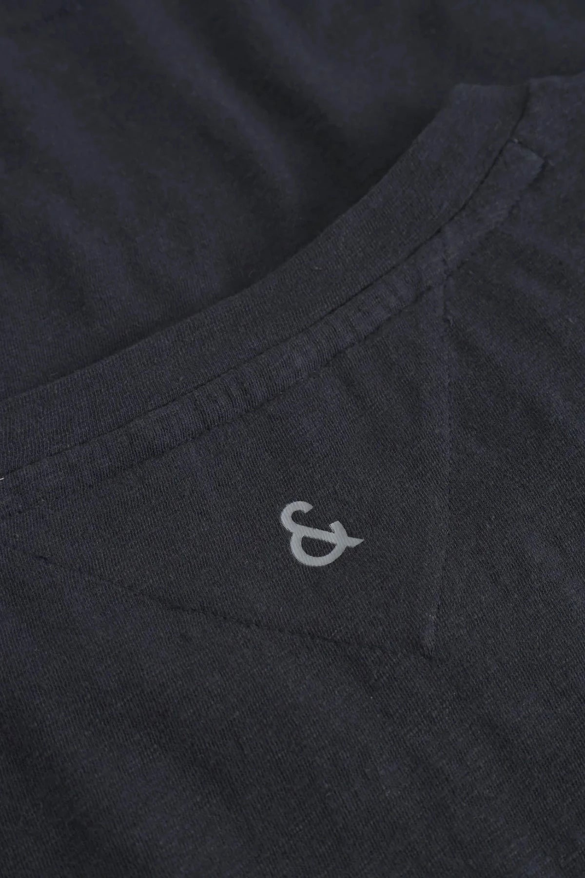 T-Shirt Linen Blend Anthracite T-Shirt Colours&Sons 