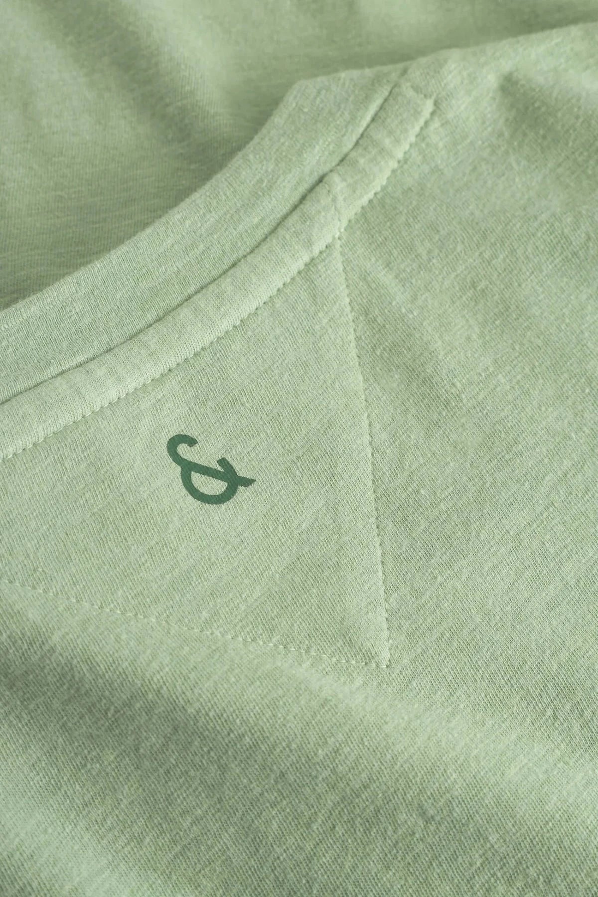 T-Shirt Linen Blend Lime T-Shirt Colours&Sons 