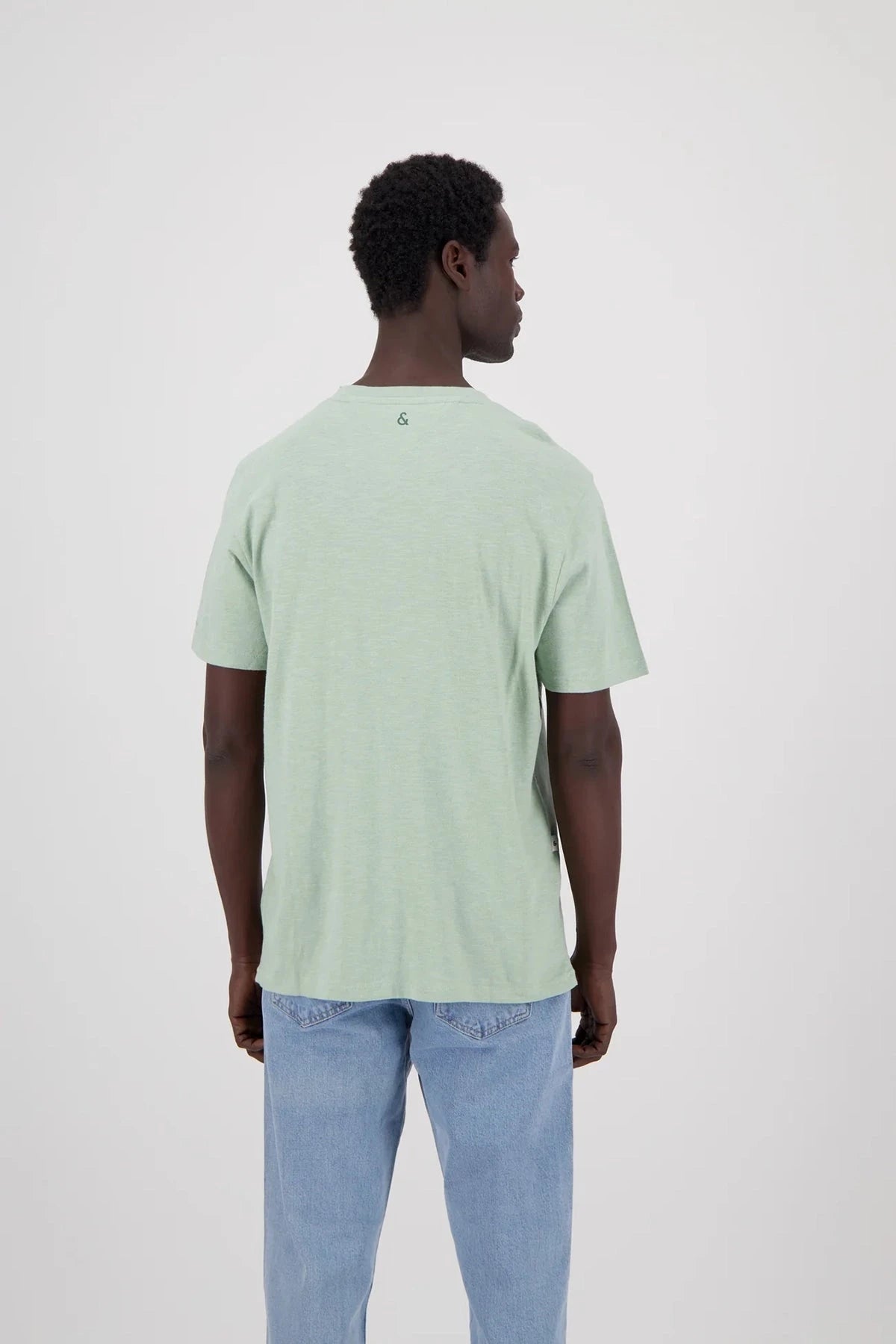 T-Shirt Linen Blend Lime T-Shirt Colours&Sons 
