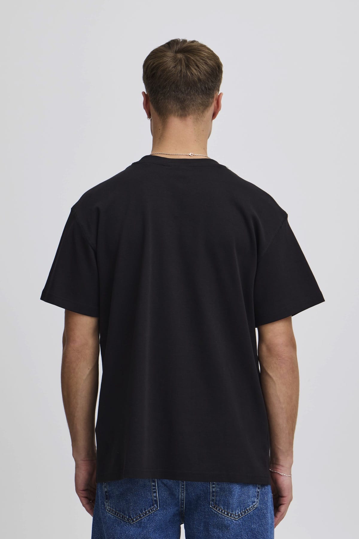 T-Shirt SDDANTON SS True Black T-Shirt Solid 