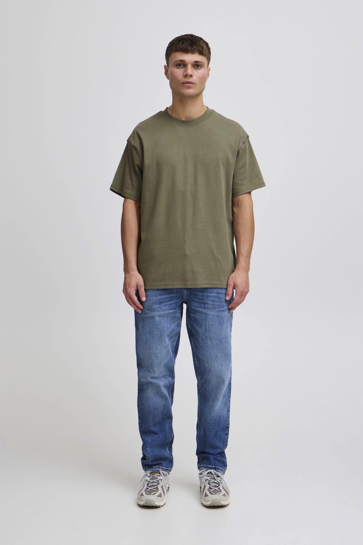 T-Shirt SDDANTON SS Vetiver T-Shirt Solid 